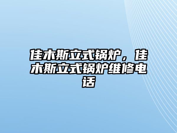 佳木斯立式鍋爐，佳木斯立式鍋爐維修電話