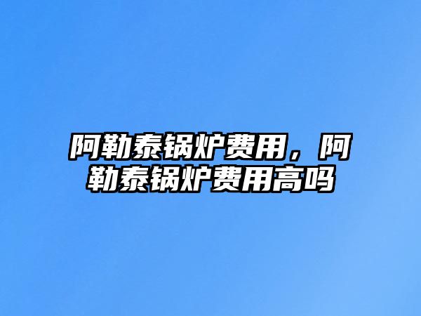 阿勒泰鍋爐費用，阿勒泰鍋爐費用高嗎