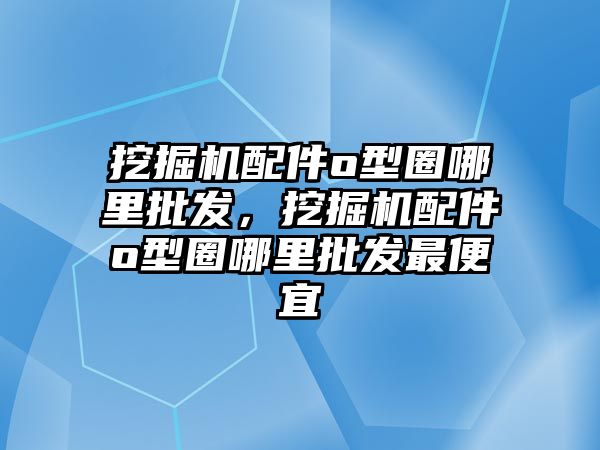 挖掘機配件o型圈哪里批發(fā)，挖掘機配件o型圈哪里批發(fā)最便宜