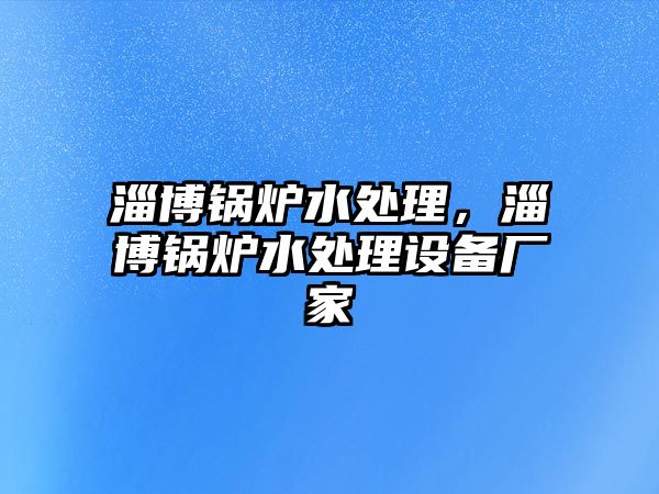 淄博鍋爐水處理，淄博鍋爐水處理設(shè)備廠(chǎng)家