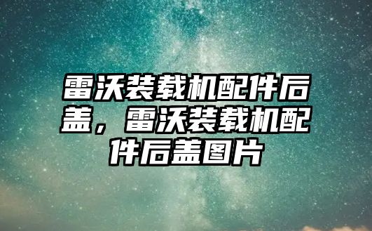 雷沃裝載機配件后蓋，雷沃裝載機配件后蓋圖片