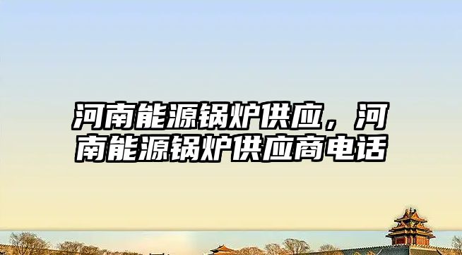 河南能源鍋爐供應，河南能源鍋爐供應商電話