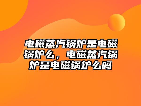 電磁蒸汽鍋爐是電磁鍋爐么，電磁蒸汽鍋爐是電磁鍋爐么嗎