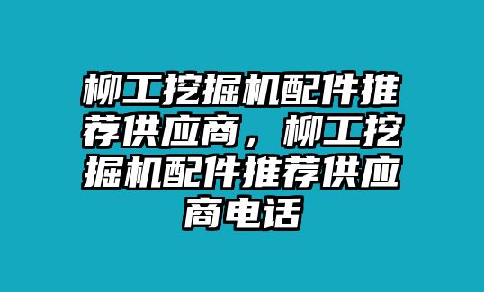 柳工挖掘機配件推薦供應商，柳工挖掘機配件推薦供應商電話