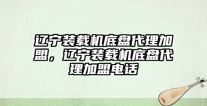 遼寧裝載機(jī)底盤代理加盟，遼寧裝載機(jī)底盤代理加盟電話