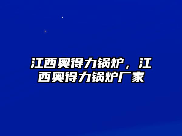 江西奧得力鍋爐，江西奧得力鍋爐廠家