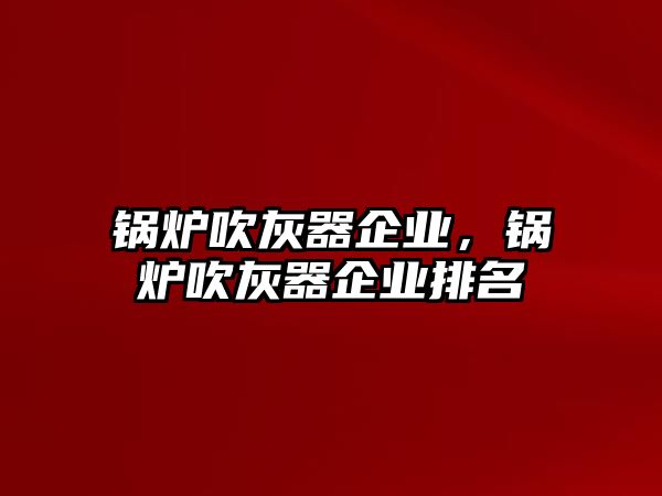 鍋爐吹灰器企業(yè)，鍋爐吹灰器企業(yè)排名