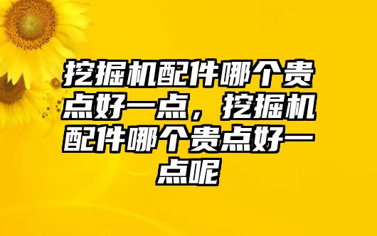 挖掘機(jī)配件哪個(gè)貴點(diǎn)好一點(diǎn)，挖掘機(jī)配件哪個(gè)貴點(diǎn)好一點(diǎn)呢