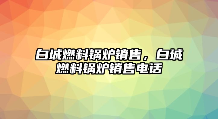 白城燃料鍋爐銷售，白城燃料鍋爐銷售電話