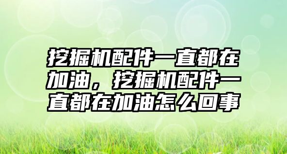 挖掘機(jī)配件一直都在加油，挖掘機(jī)配件一直都在加油怎么回事