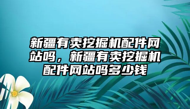 新疆有賣挖掘機(jī)配件網(wǎng)站嗎，新疆有賣挖掘機(jī)配件網(wǎng)站嗎多少錢