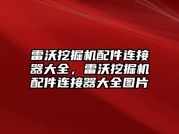 雷沃挖掘機(jī)配件連接器大全，雷沃挖掘機(jī)配件連接器大全圖片