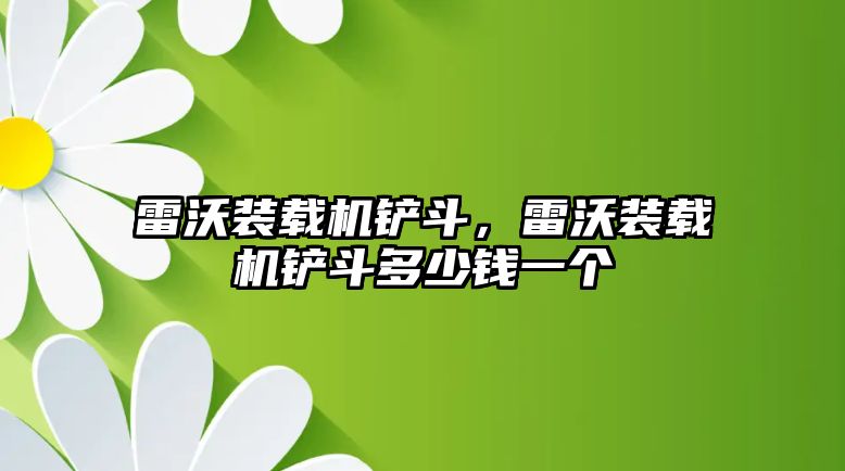 雷沃裝載機(jī)鏟斗，雷沃裝載機(jī)鏟斗多少錢一個