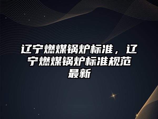 遼寧燃煤鍋爐標準，遼寧燃煤鍋爐標準規(guī)范最新