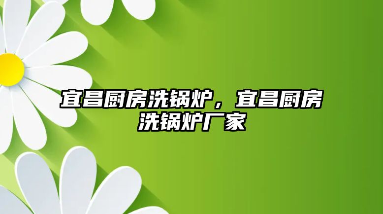 宜昌廚房洗鍋爐，宜昌廚房洗鍋爐廠(chǎng)家