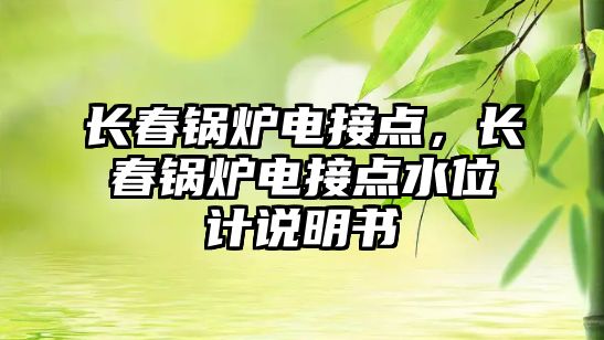 長(zhǎng)春鍋爐電接點(diǎn)，長(zhǎng)春鍋爐電接點(diǎn)水位計(jì)說(shuō)明書(shū)