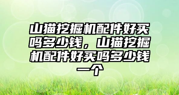 山貓挖掘機(jī)配件好買嗎多少錢，山貓挖掘機(jī)配件好買嗎多少錢一個(gè)