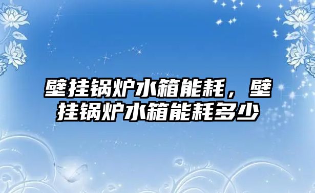 壁掛鍋爐水箱能耗，壁掛鍋爐水箱能耗多少