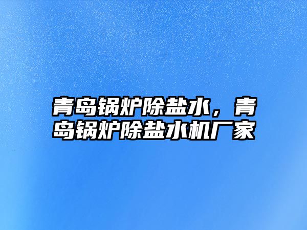 青島鍋爐除鹽水，青島鍋爐除鹽水機廠家