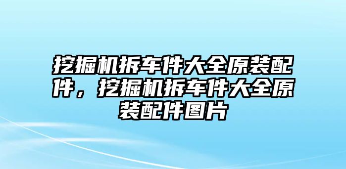 挖掘機拆車件大全原裝配件，挖掘機拆車件大全原裝配件圖片