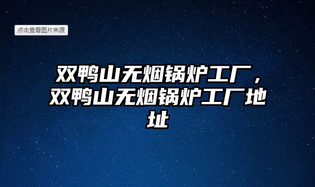 雙鴨山無煙鍋爐工廠，雙鴨山無煙鍋爐工廠地址