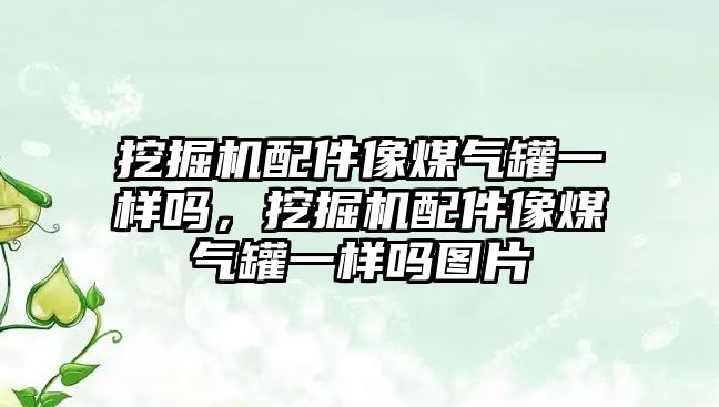 挖掘機配件像煤氣罐一樣嗎，挖掘機配件像煤氣罐一樣嗎圖片