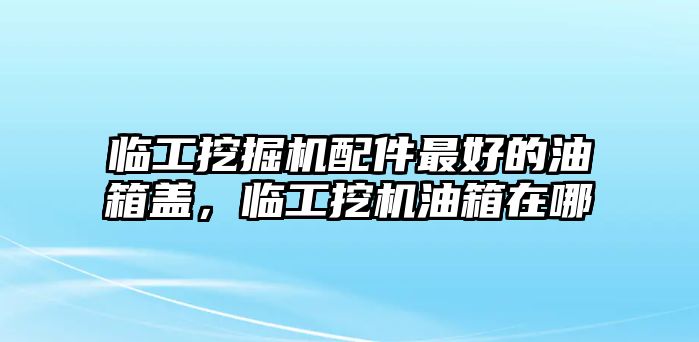 臨工挖掘機配件最好的油箱蓋，臨工挖機油箱在哪