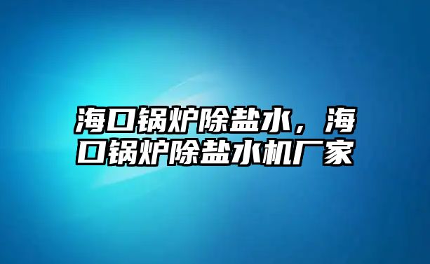 ?？阱仩t除鹽水，海口鍋爐除鹽水機廠家