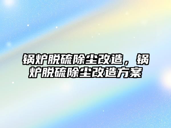 鍋爐脫硫除塵改造，鍋爐脫硫除塵改造方案