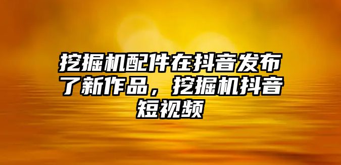 挖掘機(jī)配件在抖音發(fā)布了新作品，挖掘機(jī)抖音短視頻