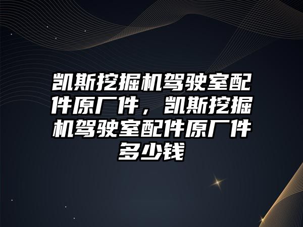 凱斯挖掘機(jī)駕駛室配件原廠件，凱斯挖掘機(jī)駕駛室配件原廠件多少錢