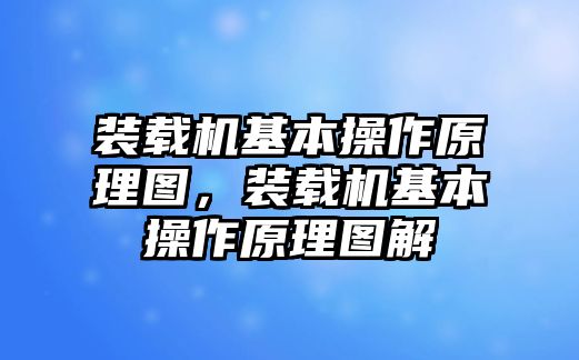 裝載機(jī)基本操作原理圖，裝載機(jī)基本操作原理圖解