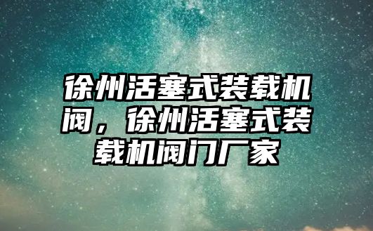 徐州活塞式裝載機閥，徐州活塞式裝載機閥門廠家