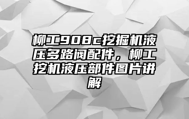 柳工908c挖掘機液壓多路閥配件，柳工挖機液壓部件圖片講解