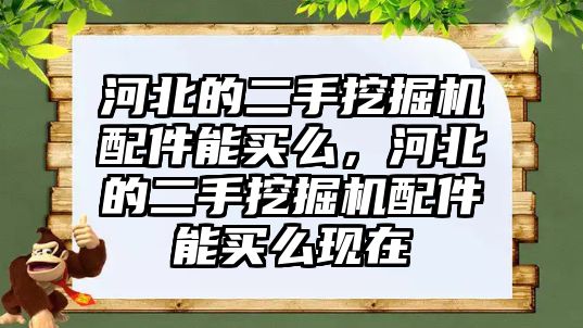 河北的二手挖掘機(jī)配件能買么，河北的二手挖掘機(jī)配件能買么現(xiàn)在