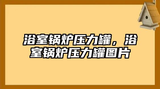 浴室鍋爐壓力罐，浴室鍋爐壓力罐圖片